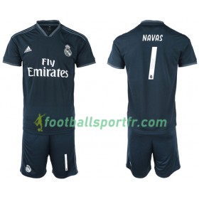 Tenue Real Madrid NAVAS 1 Enfant Exterieur 2018-2019 Maillot de Foot